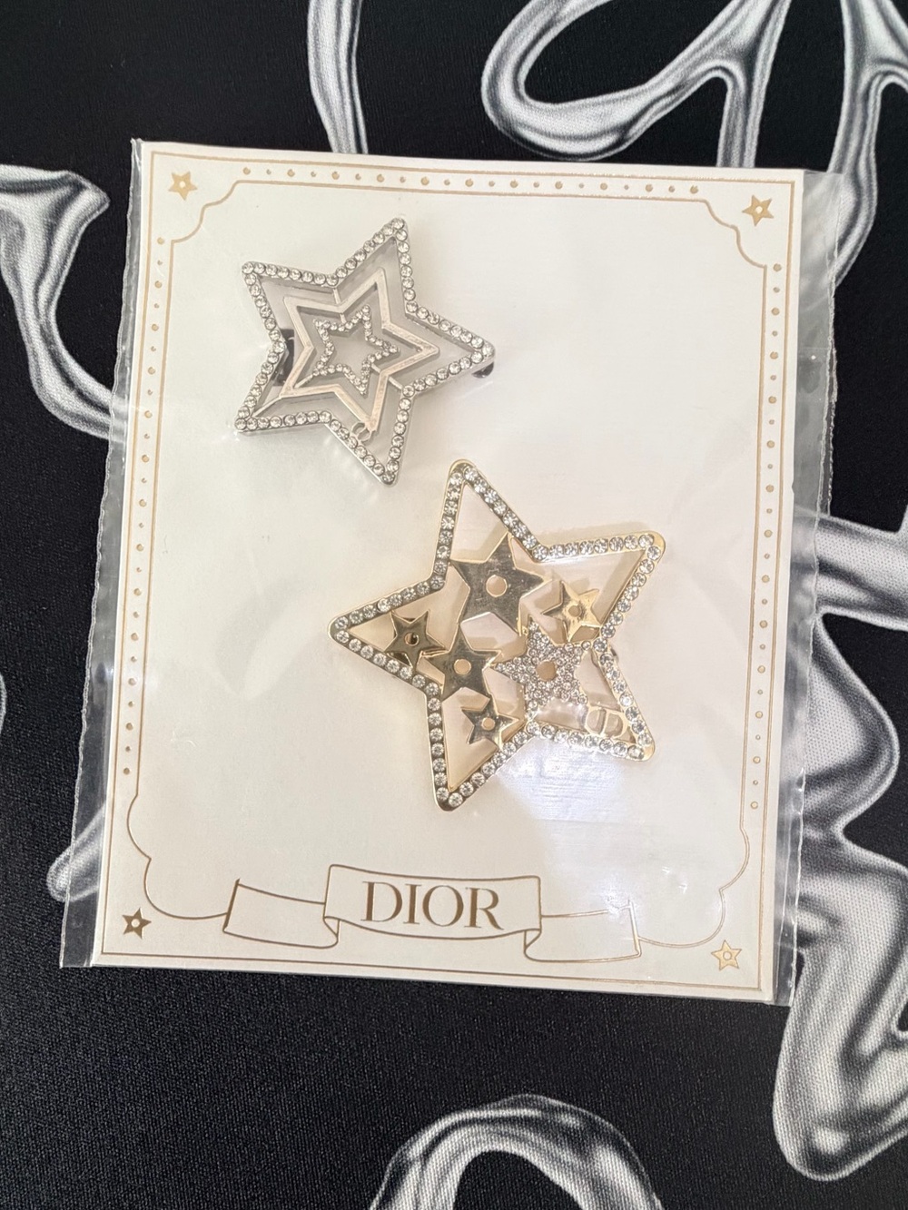 Dior Beauty Holiday 2025 Hair Clip Set, Silver/Gold